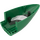 LEGO Green Plane Cockpit 8 x 16 x 5 with Transparent Black Glass (54092 / 54923)