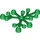 LEGO Groen Plant Bladeren 6 x 5 (2417)
