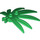 LEGO Vert Plante Feuilles 6 x 5 Swordleaf avec Agrafe (Écart dans le clip) (30239)
