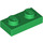 LEGO Groen Plaat 1 x 2 (3023 / 28653)