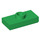 LEGO Green Plate 1 x 2 with 1 Stud (with Groove) (3794 / 15573)