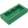 LEGO Groen Plaat 1 x 2 met 1 Nop (met groef en studhouder aan de onderkant) (15573 / 78823)