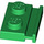 LEGO Green Plate 1 x 2 with Door Rail (32028)
