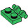 LEGO Grün Platte 1 x 2 mit Griff (Open Ends) (2540)