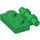 LEGO Groen Plaat 1 x 2 met Handvat (Open Ends) (2540)