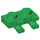 LEGO Vert assiette 1 x 2 avec Horizontal Clips (clips à front plat) (60470)