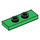 LEGO Green Plate 1 x 3 with 2 Studs (34103)