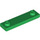 LEGO Green Plate 1 x 4 with Two Studs with Groove (41740)