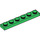 LEGO Groen Plaat 1 x 6 (3666)