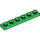 LEGO Green Plate 1 x 6 (3666)