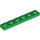 LEGO Groen Plaat 1 x 6 (3666)