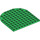 LEGO Verde Piastra 10 x 10 Metà Cerchio (80031)