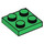 LEGO Vert assiette 2 x 2 (3022 / 94148)