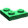 LEGO Groen Plaat 2 x 2 Hoek (2420)