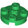 LEGO Vert assiette 2 x 2 Rond avec Essieu Trou (avec trou d&#039;axe &#039;+&#039;) (4032)