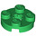 LEGO Green Plate 2 x 2 Round with Axle Hole (with &#039;+&#039; Axle Hole) (4032)