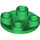 LEGO Green Plate 2 x 2 Round with Rounded Bottom (2654 / 28558)