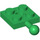 LEGO Grün Platte 2 x 2 mit Kugelgelenk und Loch in Platte (3768 / 15456)