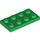 LEGO Vert assiette 2 x 4 (3020)