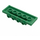 LEGO Green Plate 2 x 6 x 0.7 with 4 Studs on Side (72132 / 87609)