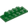 LEGO Groen Plaat 2 x 6 x 0.7 met 4 Noppen aan Kant (72132 / 87609)