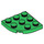 LEGO Green Plate 3 x 3 Round Corner (30357)