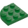 LEGO Green Plate 3 x 3 Round Corner (30357)