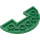 LEGO Groen Plaat 3 x 6 Rond Halve Cirkel met Uitsparing (18646)