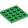 LEGO Groen Plaat 4 x 4 (3031)