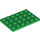 LEGO Green Plate 4 x 6 (3032)