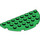 LEGO Groen Plaat 4 x 8 Rond Halve Cirkel (22888)