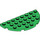 LEGO Groen Plaat 4 x 8 Ronde Halve Cirkel (22888)