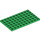 LEGO Grün Platte 6 x 10 (3033)