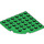 LEGO Verde Placa 6 x 6 Circular Esquina (6003)