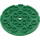 LEGO Green Plate 6 x 6 Round with Pin Hole (11213)