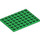 LEGO Green Plate 6 x 8 (3036)