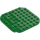 LEGO Verde Placa 8 x 8 Circular con Esquinas redondeadas (65140)