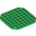 LEGO Green Plate 8 x 8 Round with Rounded Corners (65140)