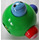 LEGO Groen Primo Rattle Bal met sliding knobs (75971)