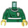 LEGO Verde Quidditch Uniform Torso con Verde Brazos y Amarillo Manos (973 / 73403)