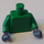 LEGO Green Rascus with armour Minifig Torso (973)