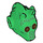 LEGO Green Rodian Head (25443)