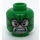 LEGO Green Scorpion Minifigure Head (Recessed Solid Stud) (3626 / 27077)