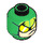 LEGO Green Scorpion Minifigure Head (Recessed Solid Stud) (3626 / 29045)