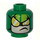 LEGO Green Scorpion with Short Legs Minifigure Head (Recessed Solid Stud) (3626 / 29045)