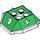LEGO Grün Shell mit Weiß Spikes (67931)
