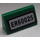 LEGO Groen Helling 1 x 2 (31°) met &#039;ER60025&#039; Sticker (85984)