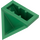LEGO Grün Steigung 1 x 2 (45°) Doppelt / Invertiert mit Innenbolzenhalter (3049)