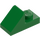 LEGO Green Slope 1 x 2 (45°) with Plate (15672 / 92946)