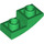 LEGO Green Slope 1 x 2 Curved Inverted (24201)